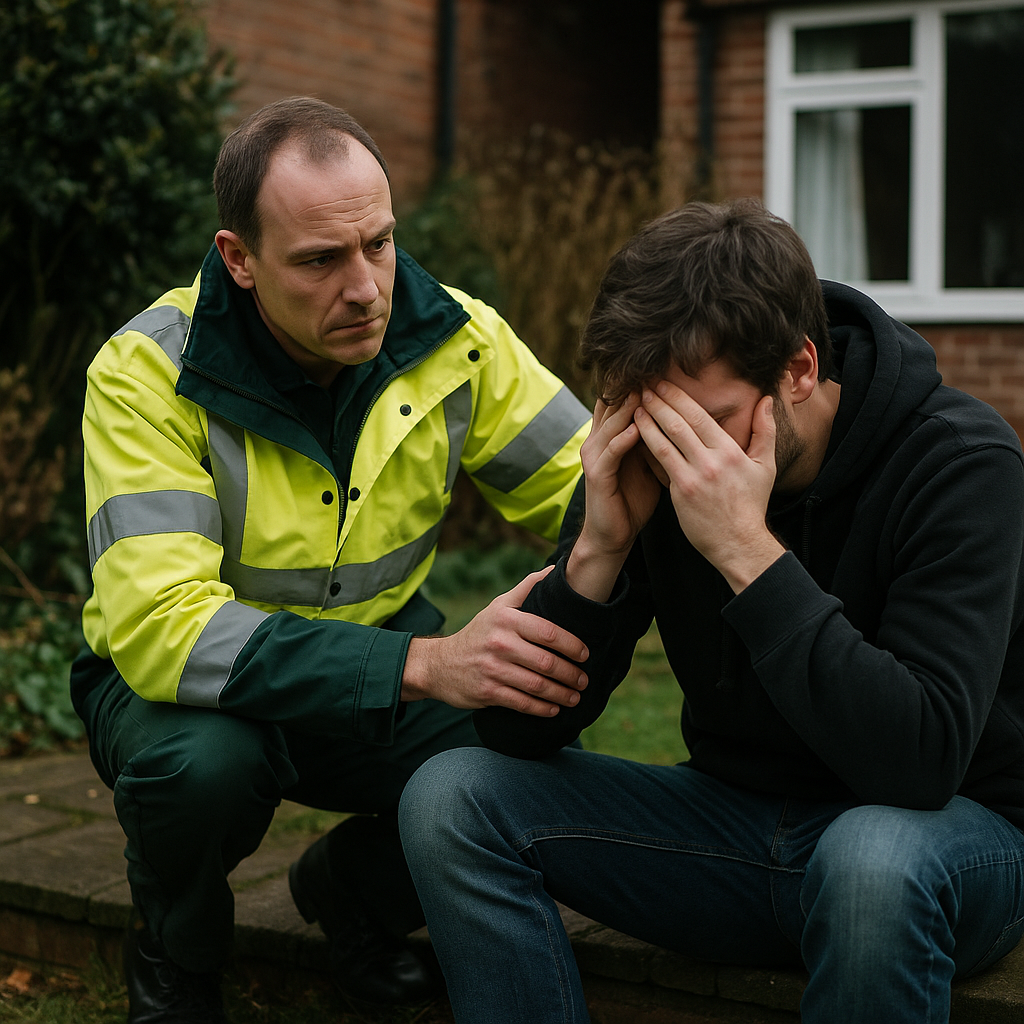 Wellbeing support for UK paving and landscaping trades