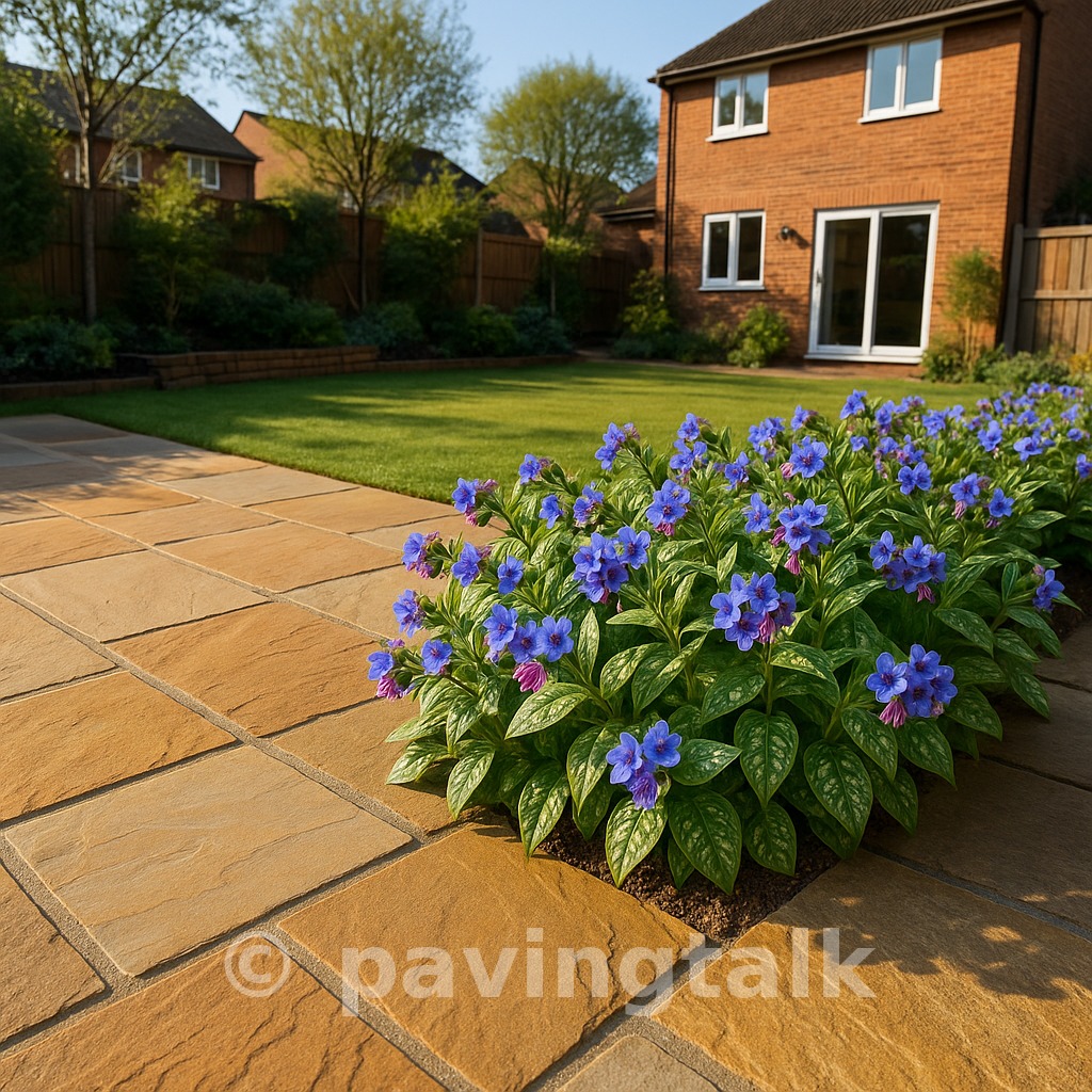 Pulmonaria for Patio Edging