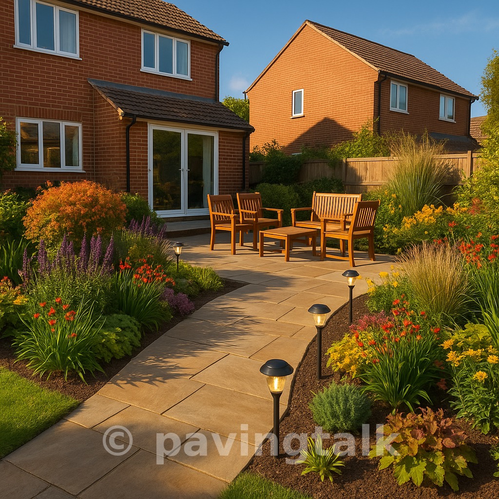 Solar Pathway Lighting Installation